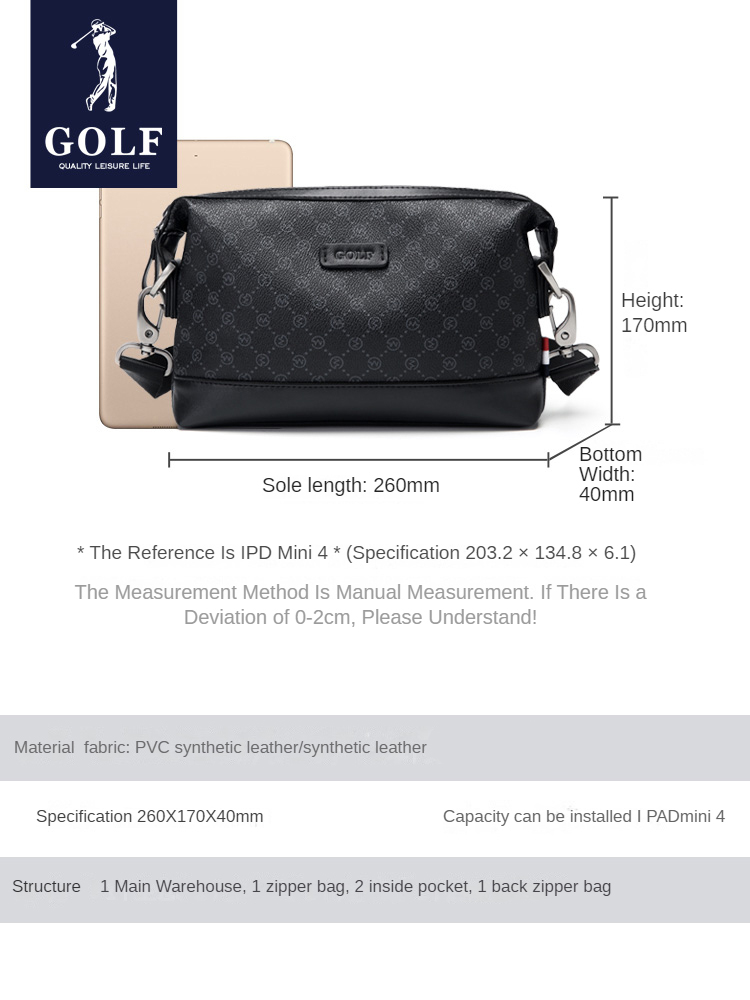 GOLF pojedyncza torba na ramię – Golf Equipment Stores recenzja i cena
