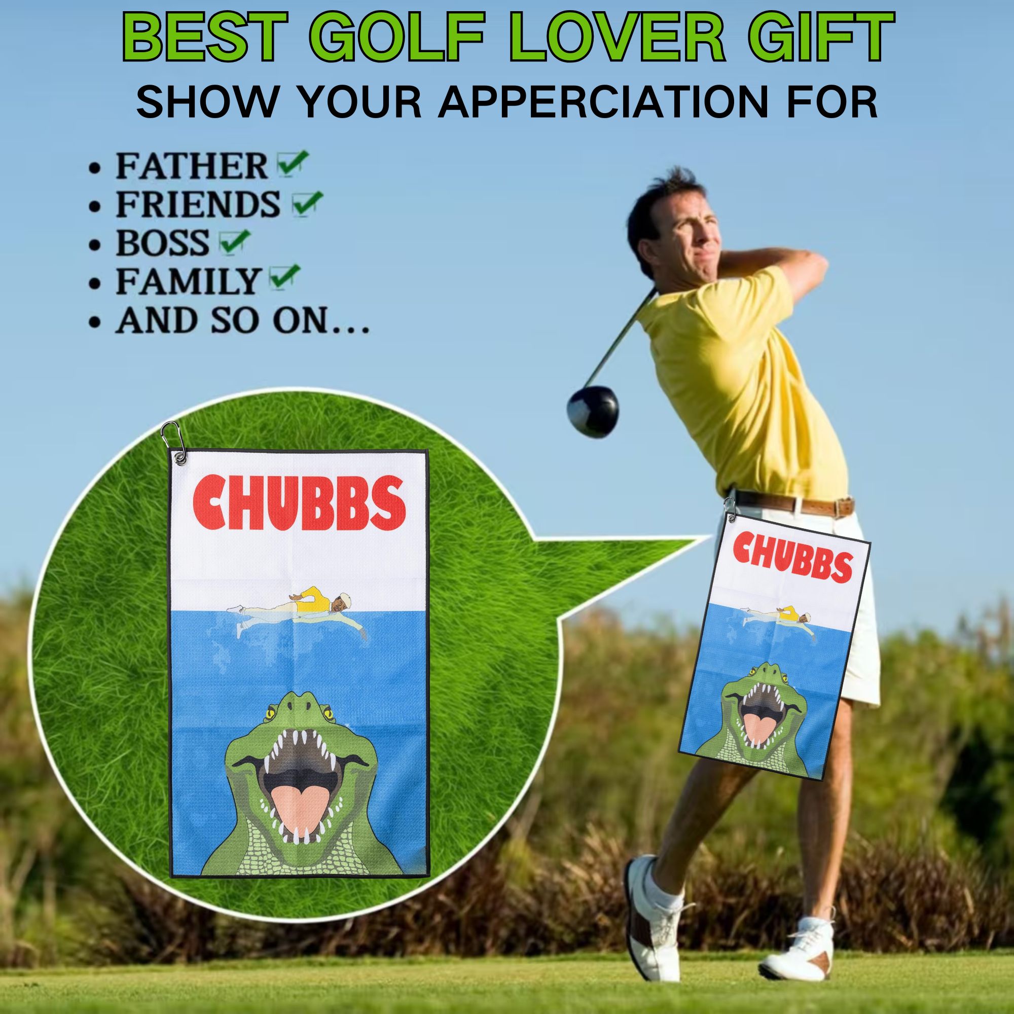 Ręcznik golfowy Fun Happy Gilm – Golf Equipment Stores recenzja i cena